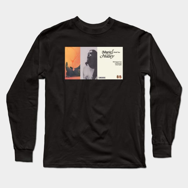 HALSEY MANIC WORLD TOUR 2020 MERCH  BEST SELLER Long Sleeve T-Shirt by bewokk